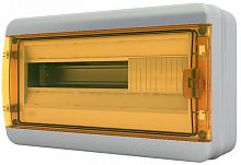 Бокс пластиковый Tekfor ЩРН-П-18 BNO 65-18-1 (290х236х102мм) IP65 оранжевая дверца картинка 